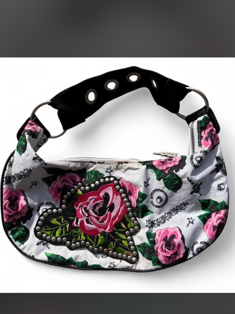 VTG Betsey Johnson Hobo “Betseyville” bag Rare color Y2K